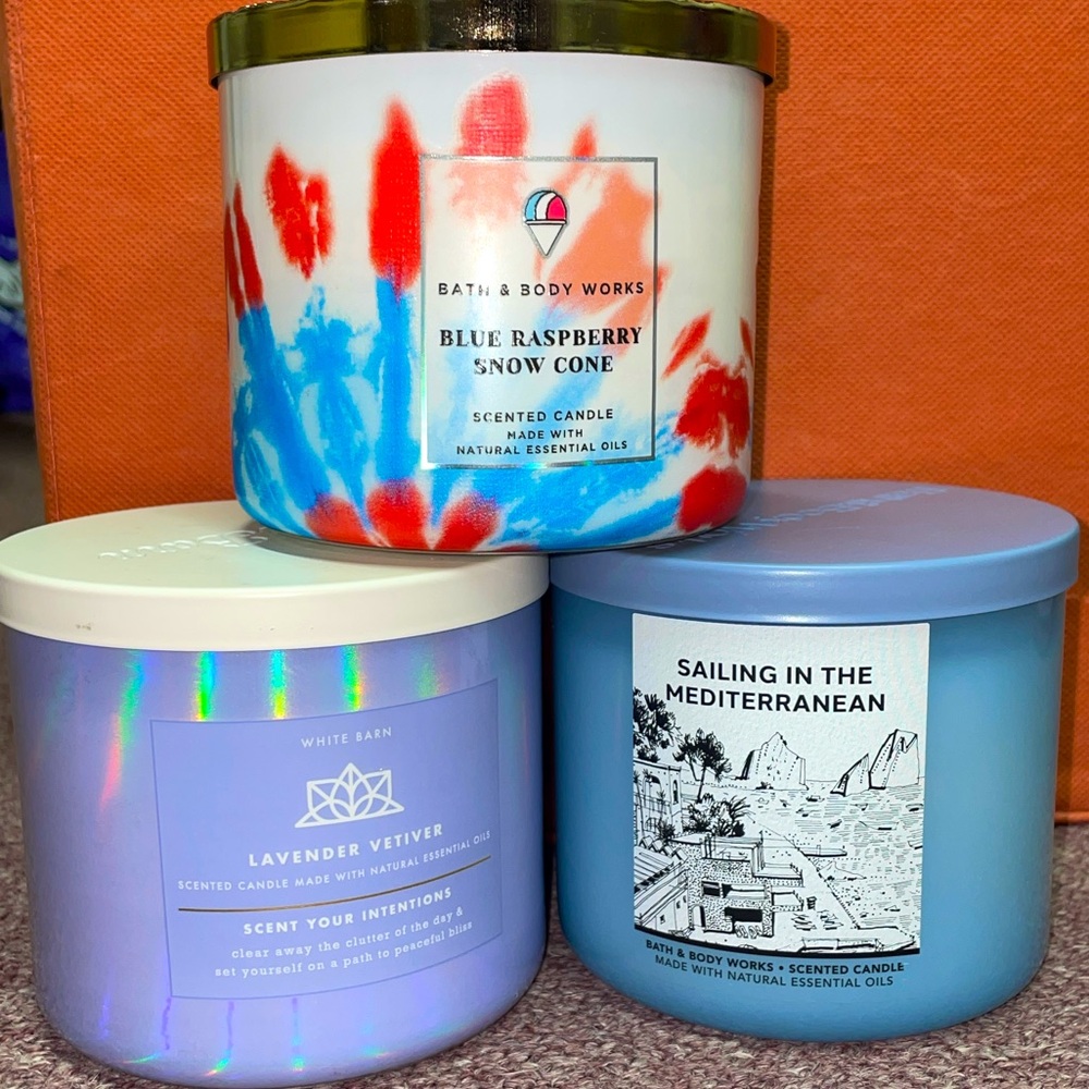 Bath and body works candle bundle